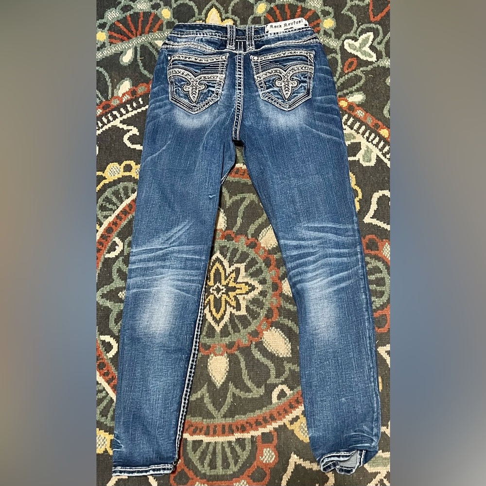 Rock Revival Blue Skinny Jeans